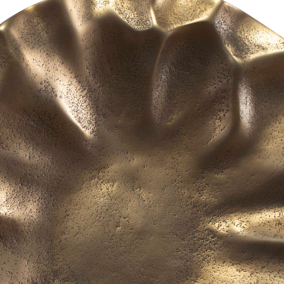 American Home Furniture Uttermost Peonia Outdoor Gold Wall Art Set of 3