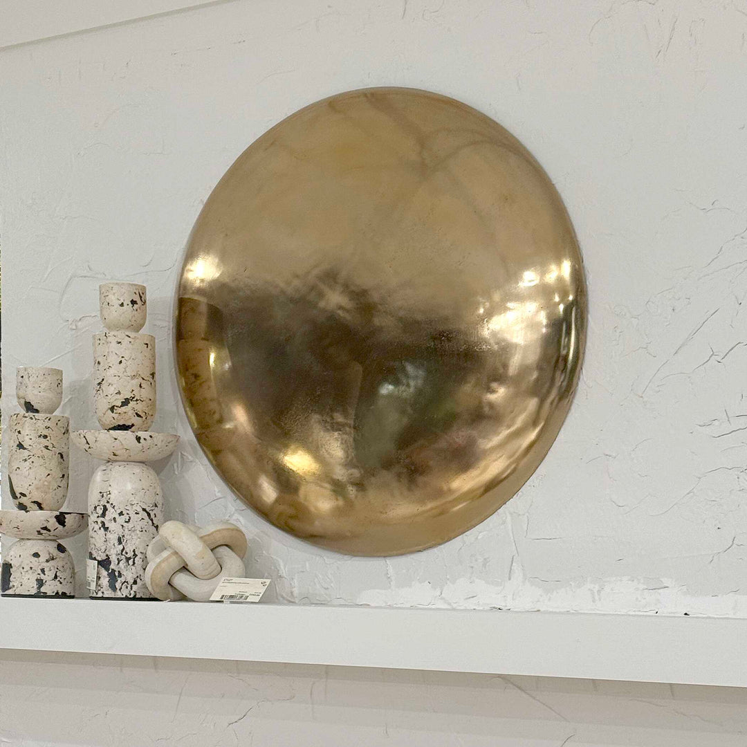 American Home Furniture Uttermost Bombay Outdoor Gold Wall Art