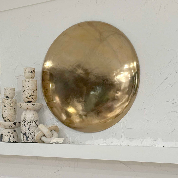 American Home Furniture Uttermost Bombay Outdoor Gold Wall Art