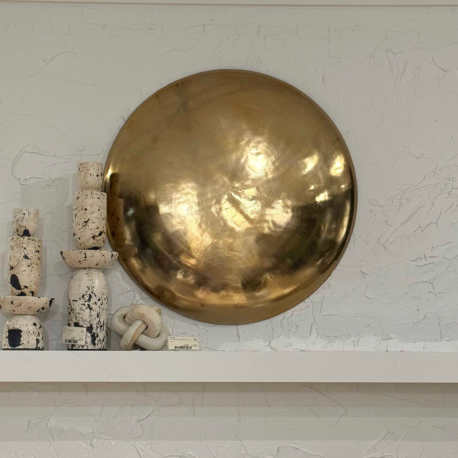 American Home Furniture Uttermost Bombay Outdoor Gold Wall Art