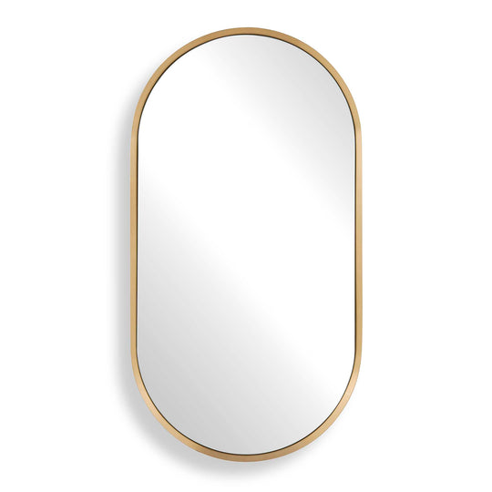 Torrado Oval Brass Mirror