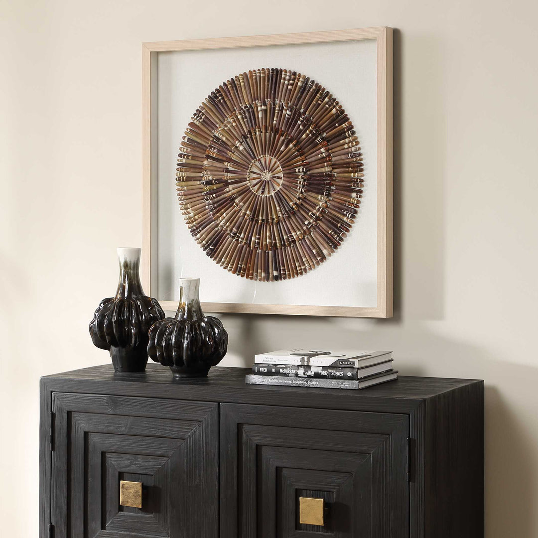 Tiger Sea Urchin Shadow Box