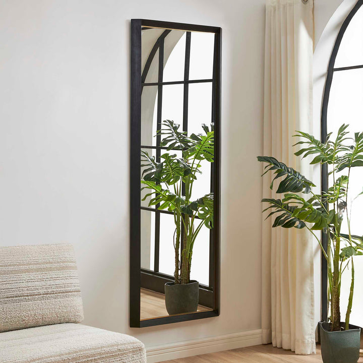 Stenton Tall Wooden Mirror