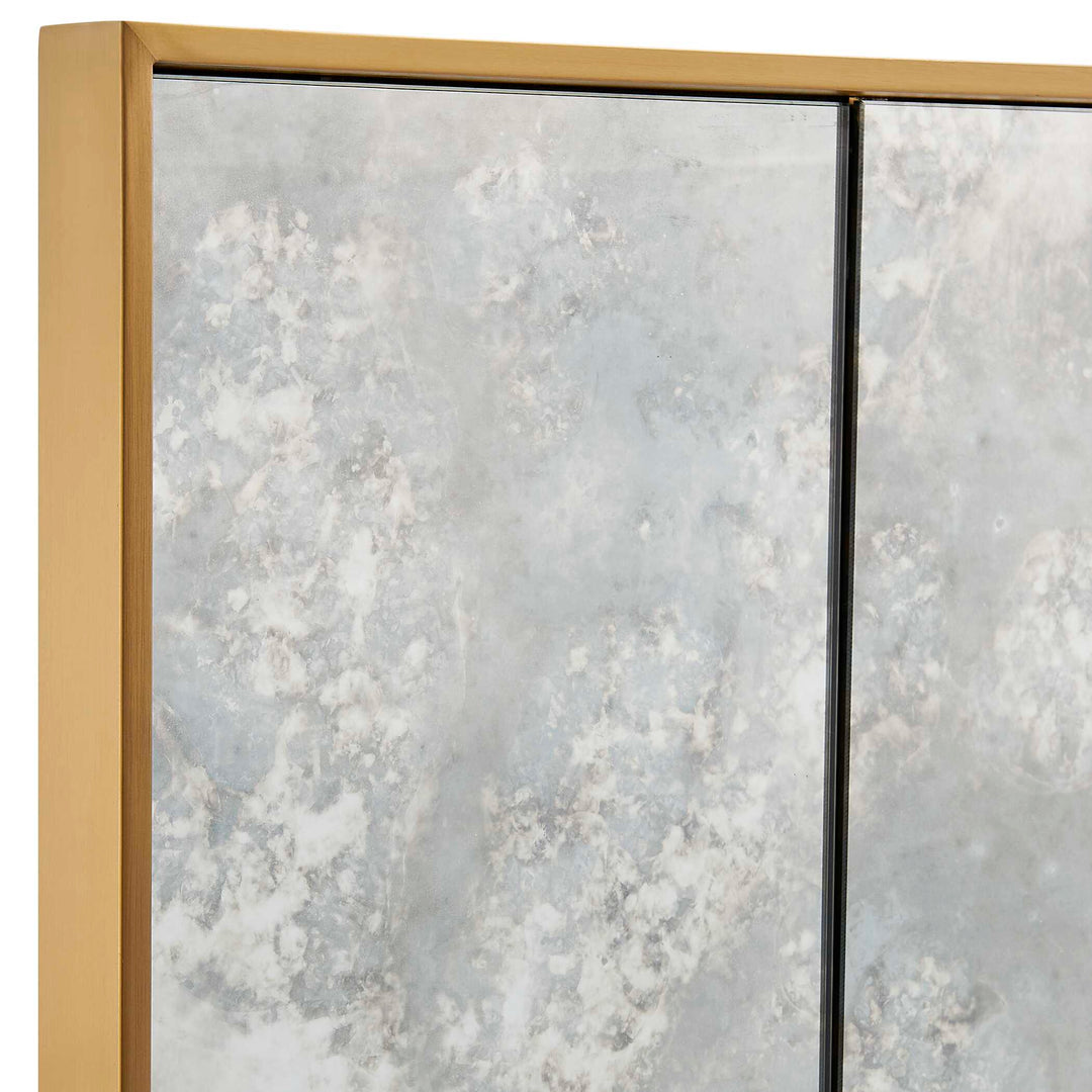 Rally Oversized Antiqued Mirror