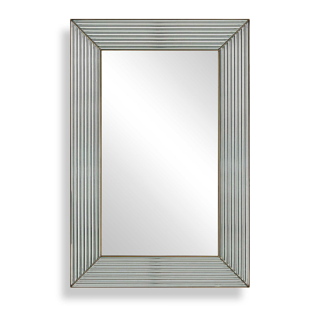 Illuminate Antique Brass Mirror