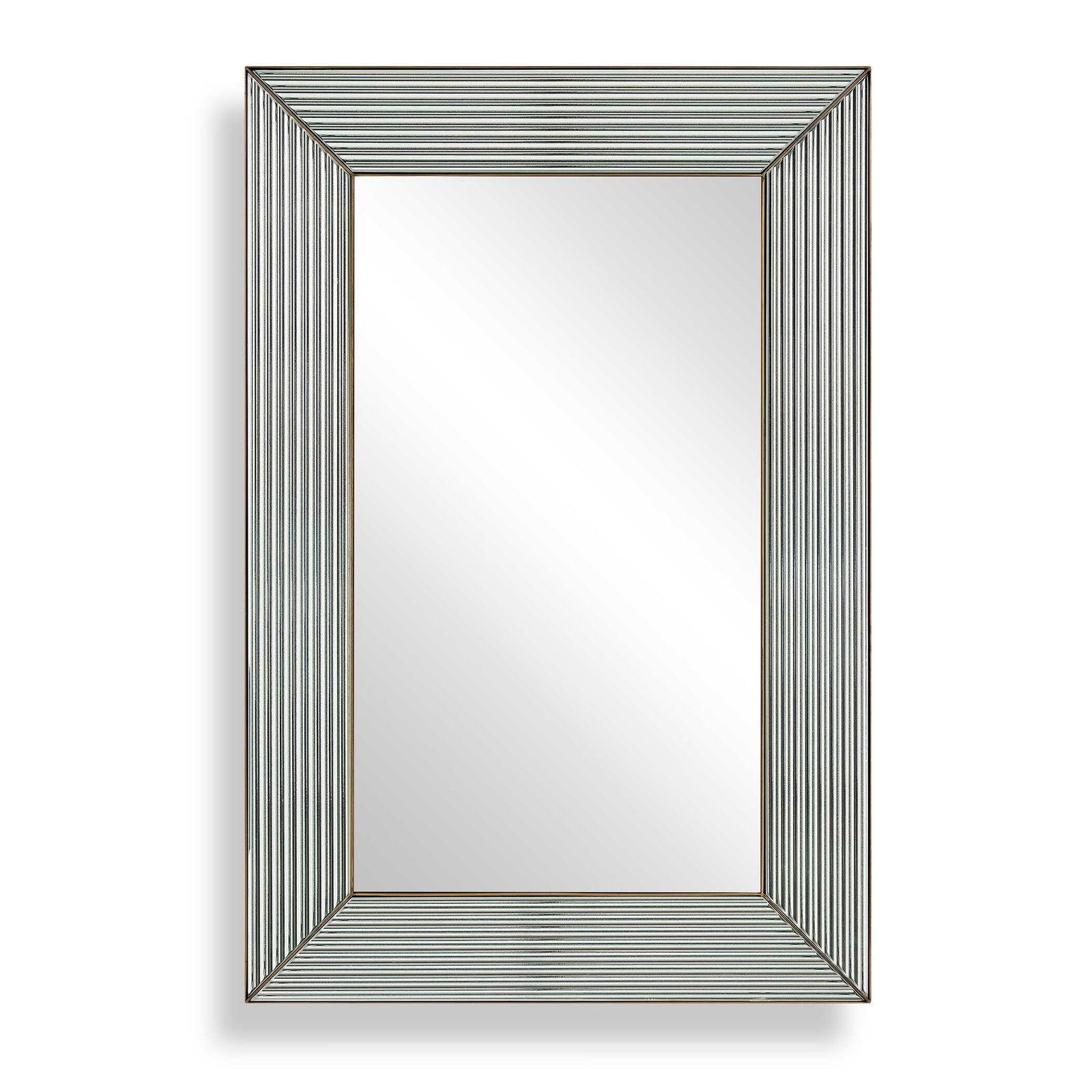 Illuminate Antique Brass Mirror