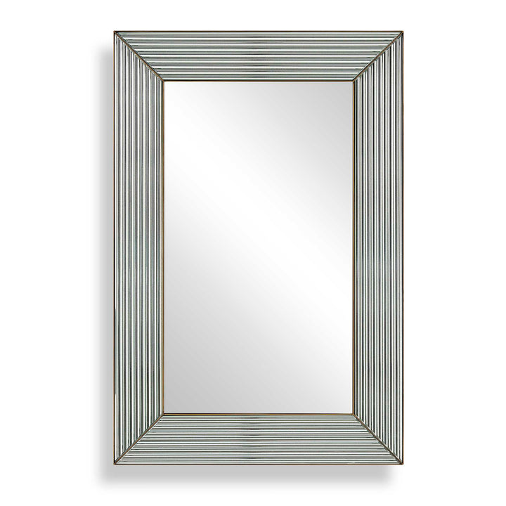 Illuminate Antique Brass Mirror