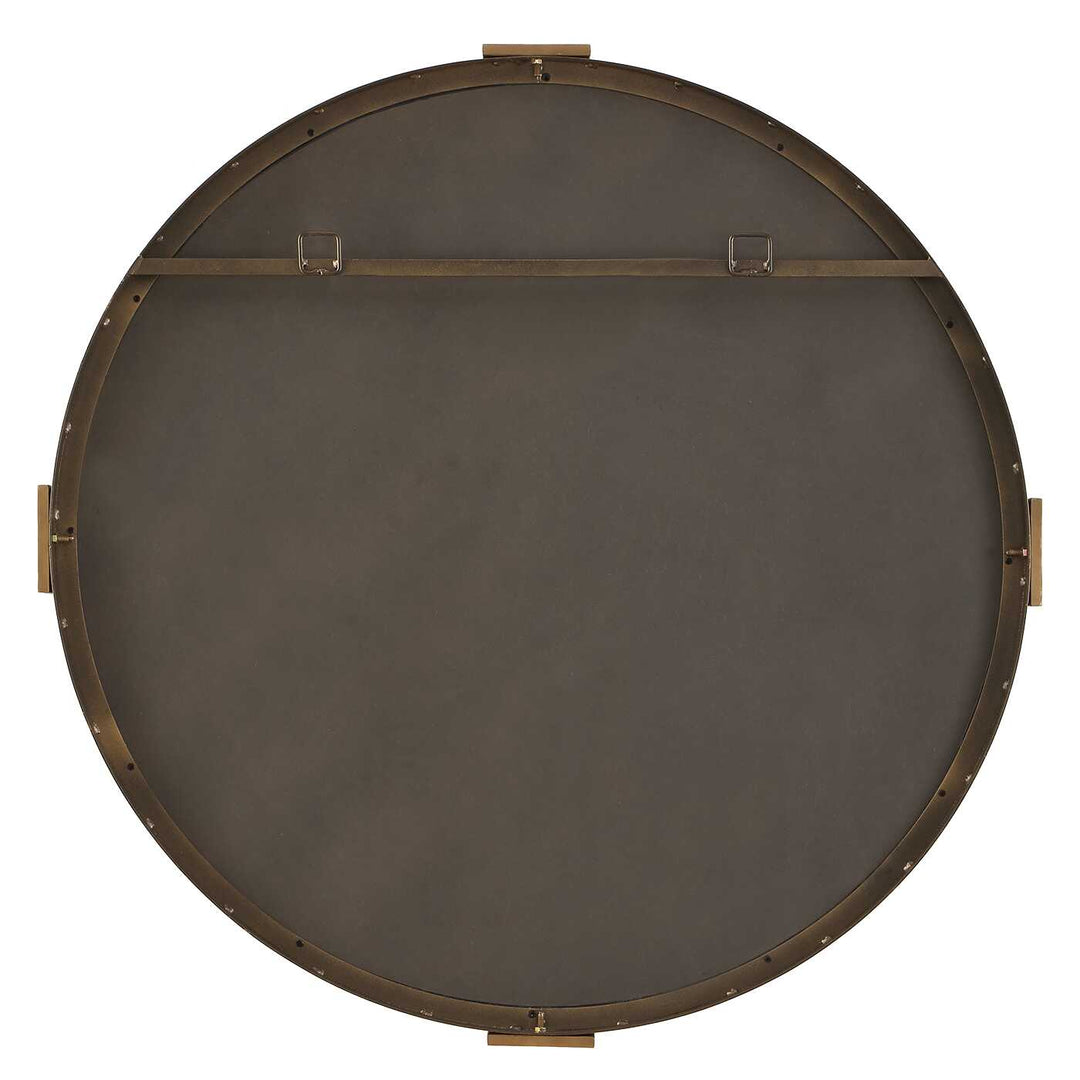Russo Travertine Round Mirror