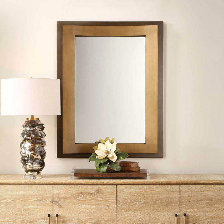 Around the Bend Golden Bronze Mirror