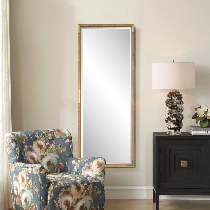 Kampar Full Length Rattan Tall Mirror