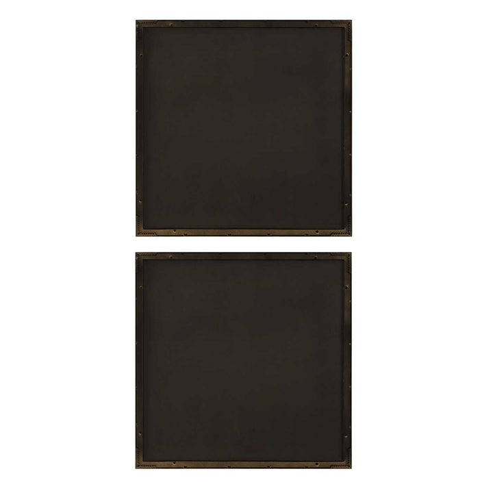 Golden Terrain Wooden Wall Decor Set of 2