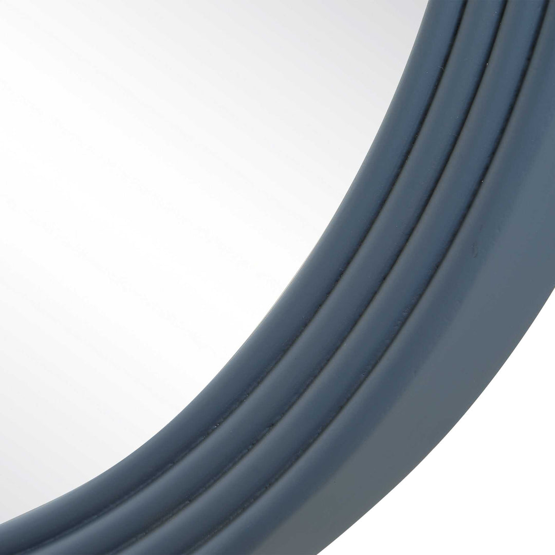 Going in Circles Blue Gray Mirror