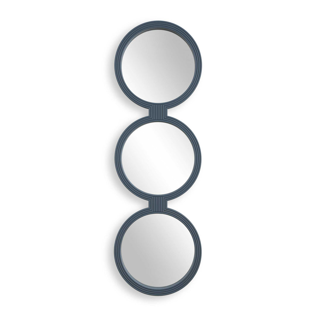 Going in Circles Blue Gray Mirror