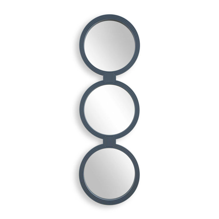 Going in Circles Blue Gray Mirror