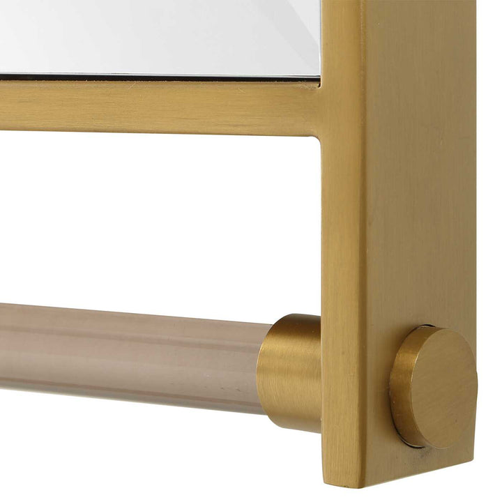 Ripoll Antique Brass Mirror