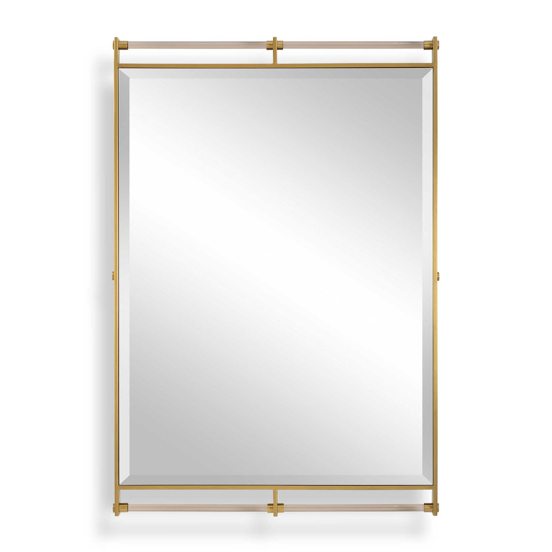 Ripoll Antique Brass Mirror