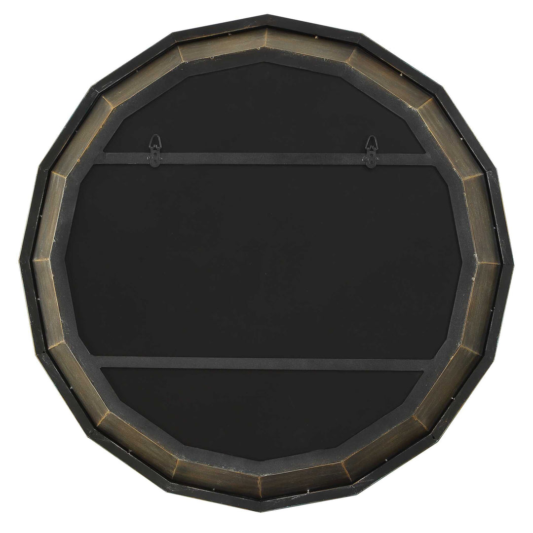 Neve Bronze Round Mirror