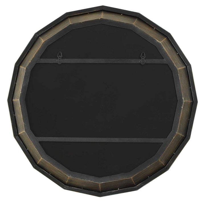 Neve Bronze Round Mirror
