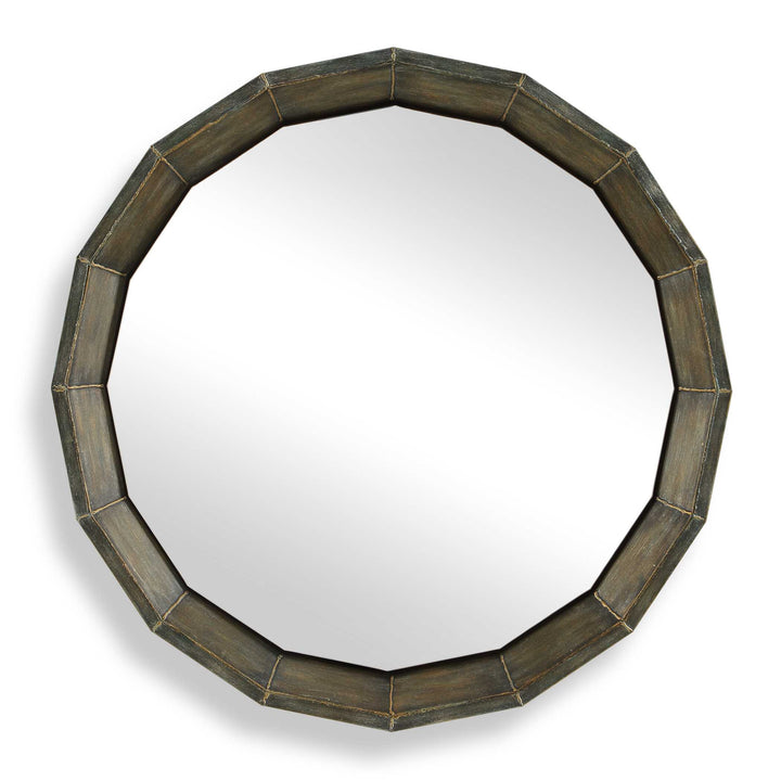 Neve Bronze Round Mirror