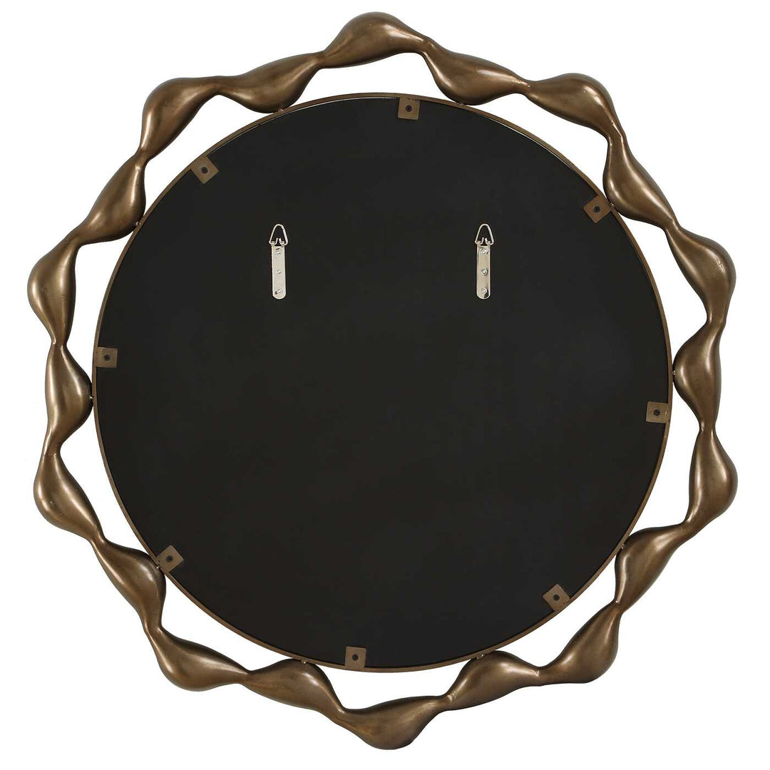 Remolino Round Bronze Mirror