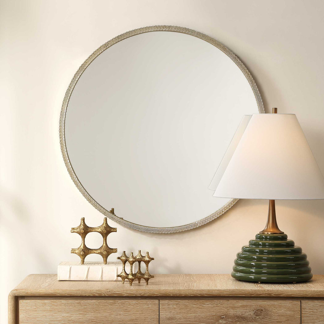 Break the Ice Round Mirror