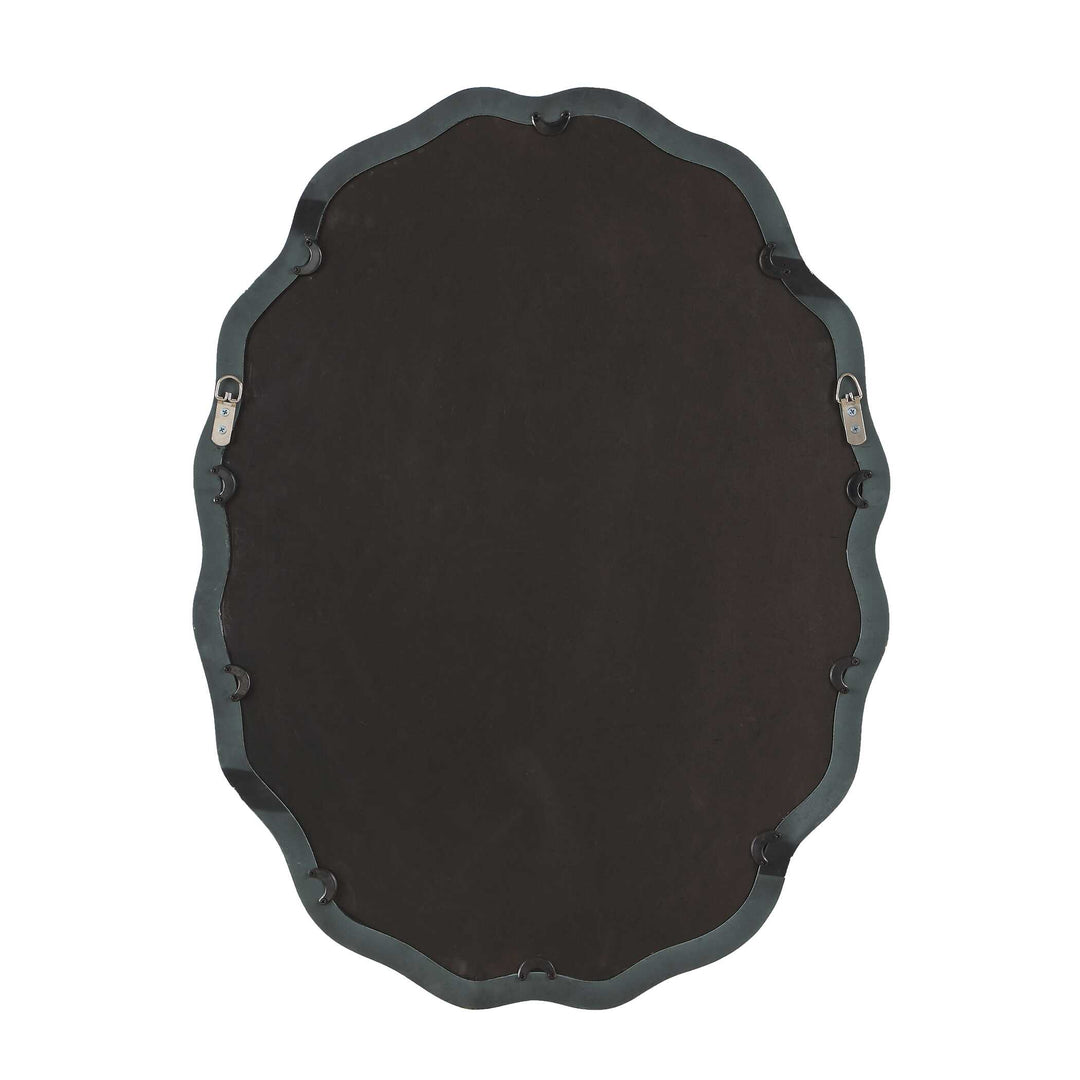 Isly Robin'S Egg Blue Oval Mirror