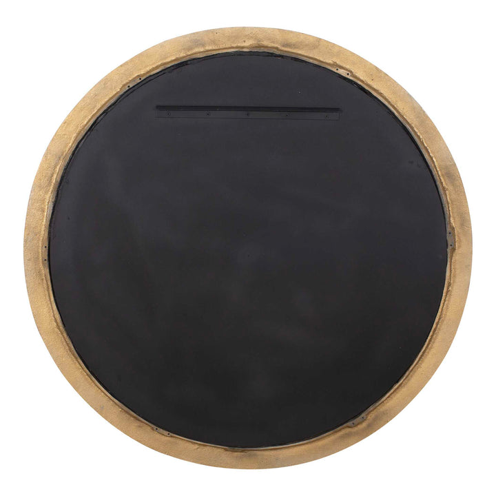 Heart Of Gold Round Mirror