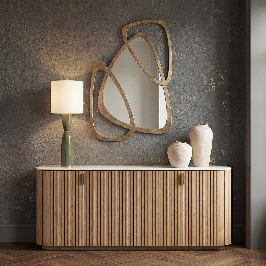 Momentum Gold Mirrored Wall Decor