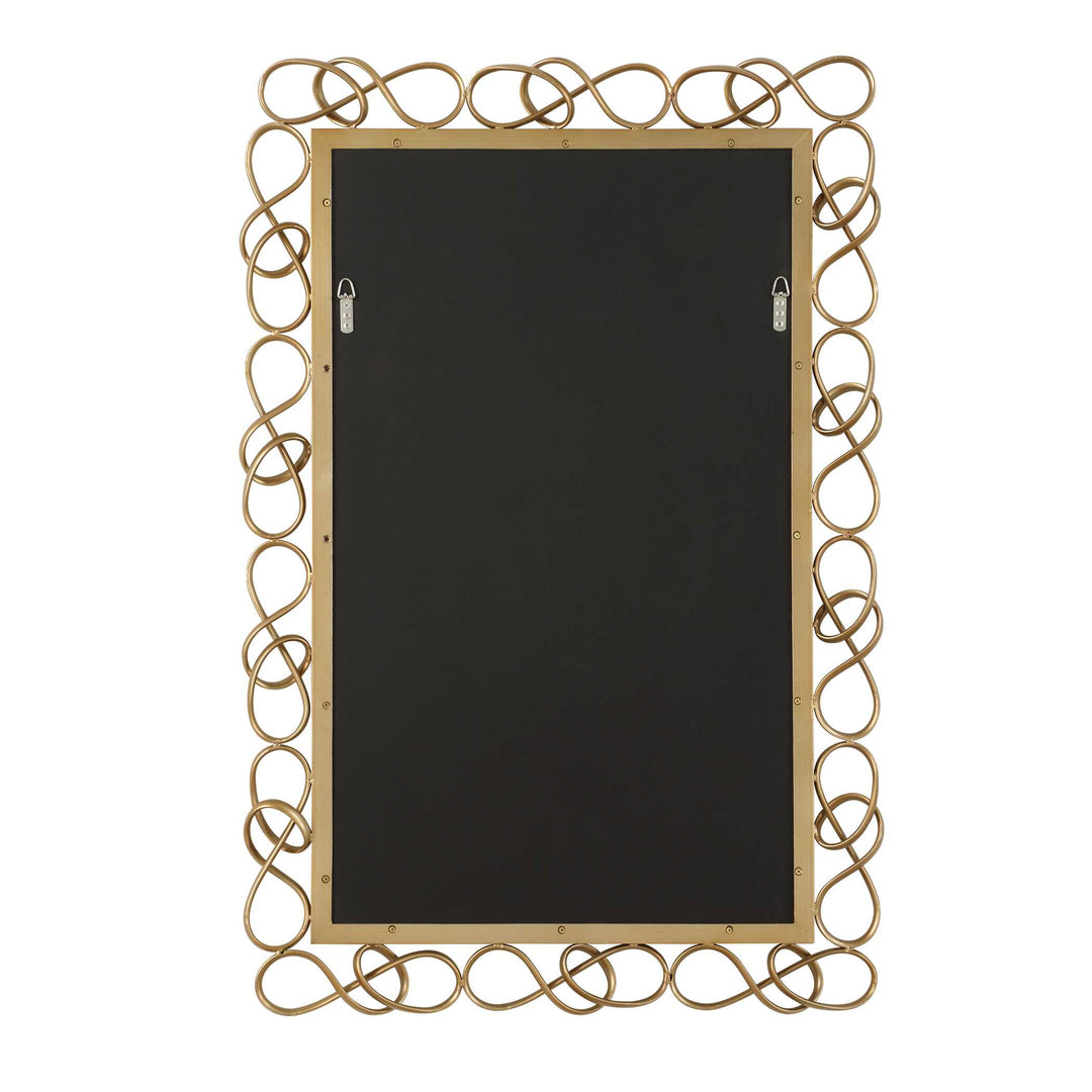 Twist It Antique Brass Mirror