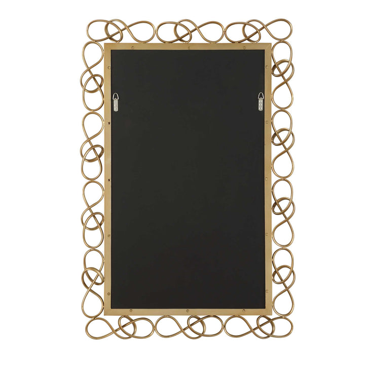 Twist It Antique Brass Mirror