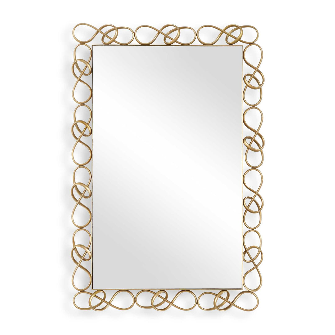 Twist It Antique Brass Mirror
