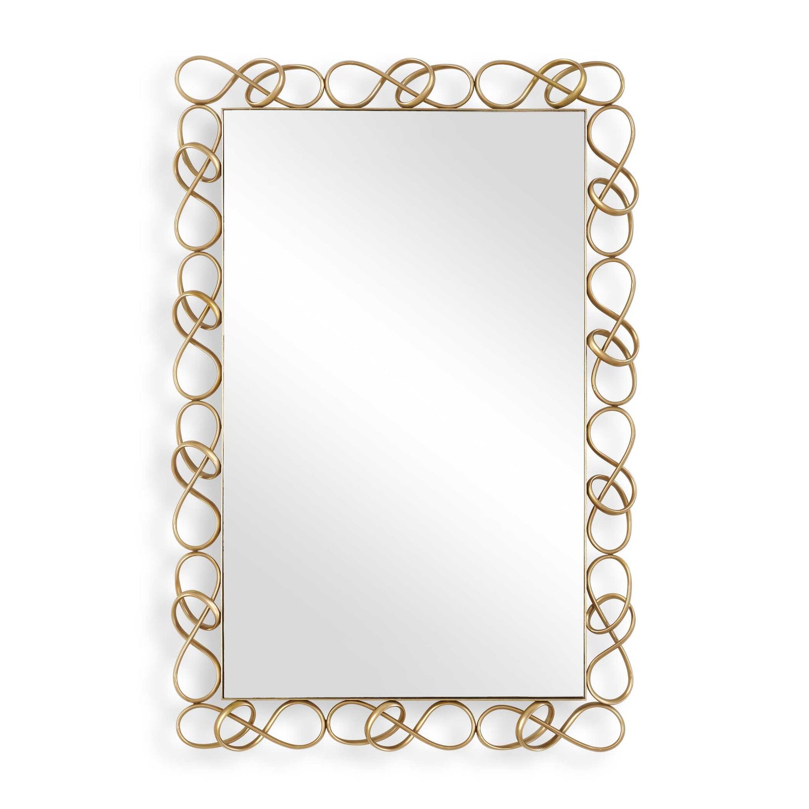 Twist It Antique Brass Mirror