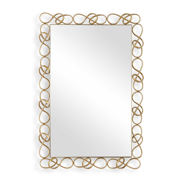 Twist It Antique Brass Mirror