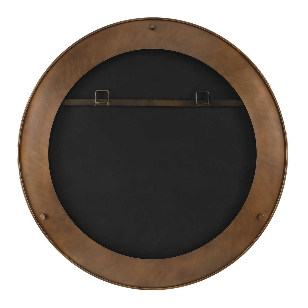 Porthole Bronze Round Mirror