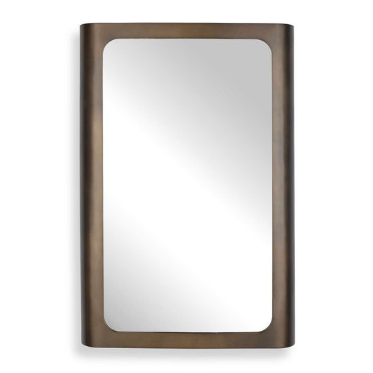 Fischer Curved Edge Gold Bronze Mirror