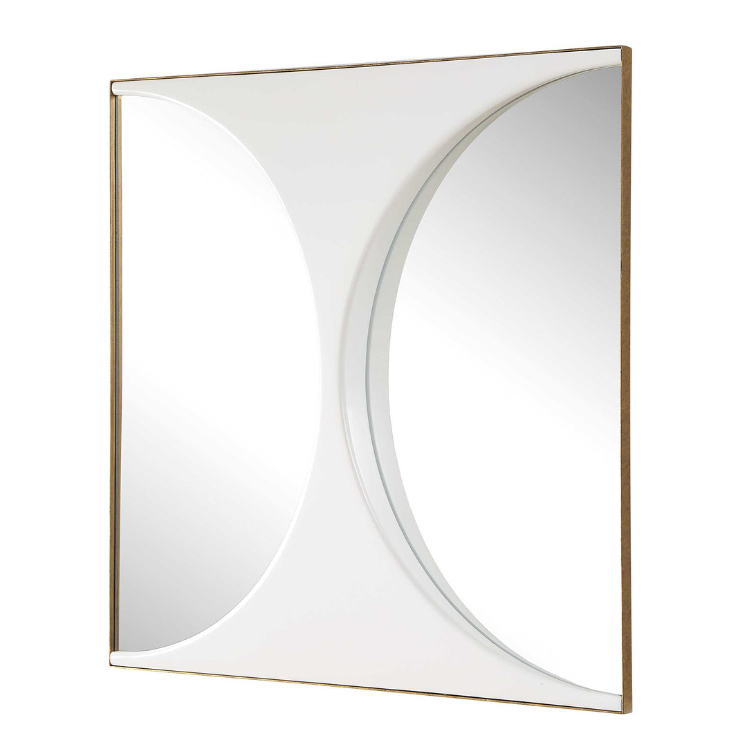 New Moon Mirrored Wall Decor