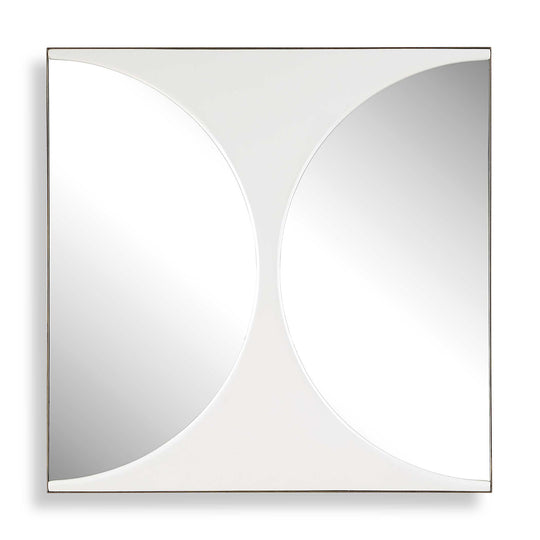New Moon Mirrored Wall Decor