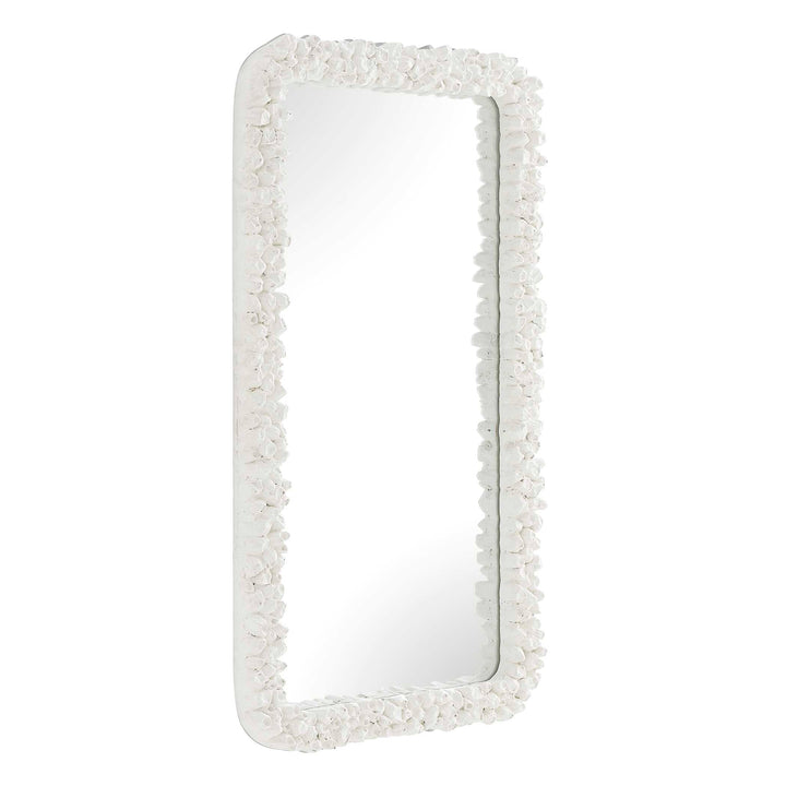 Barnacle Rectangular White Mirror