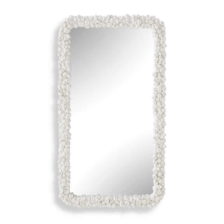 Barnacle Rectangular White Mirror