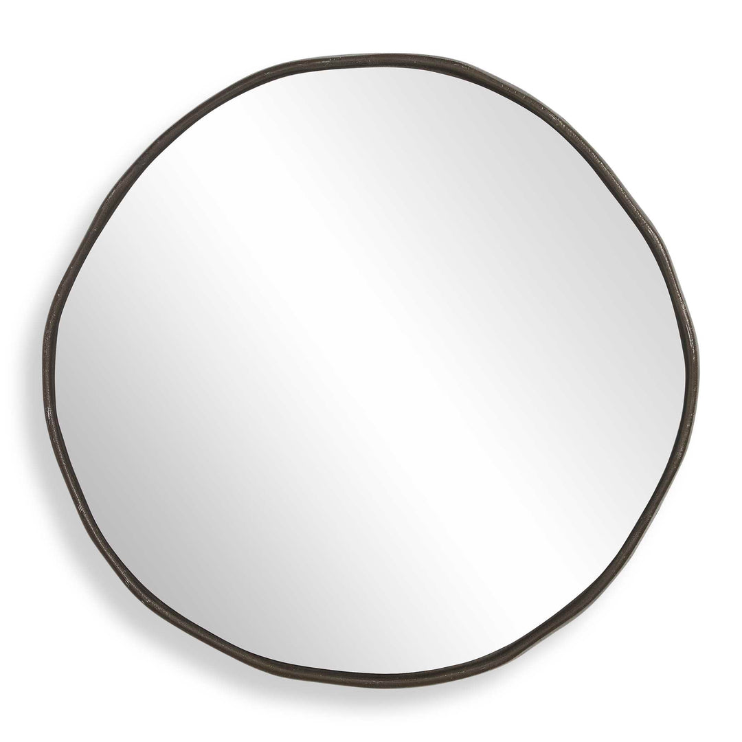 Lowen Round Bronze Mirror