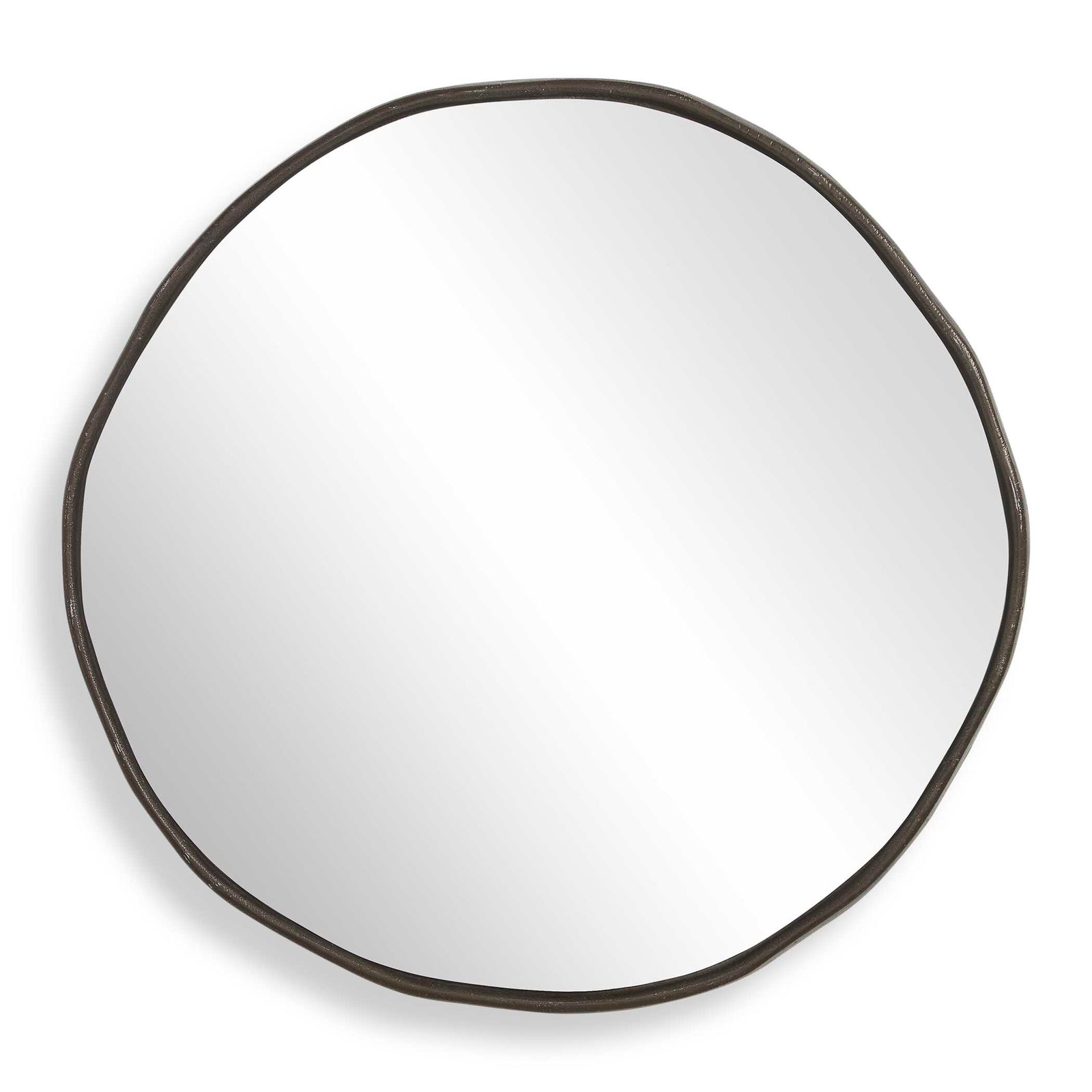 Lowen Round Bronze Mirror