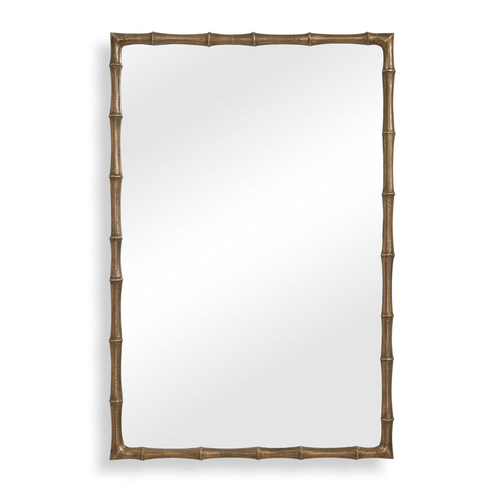 Brass Bamboo Rectangle Mirror