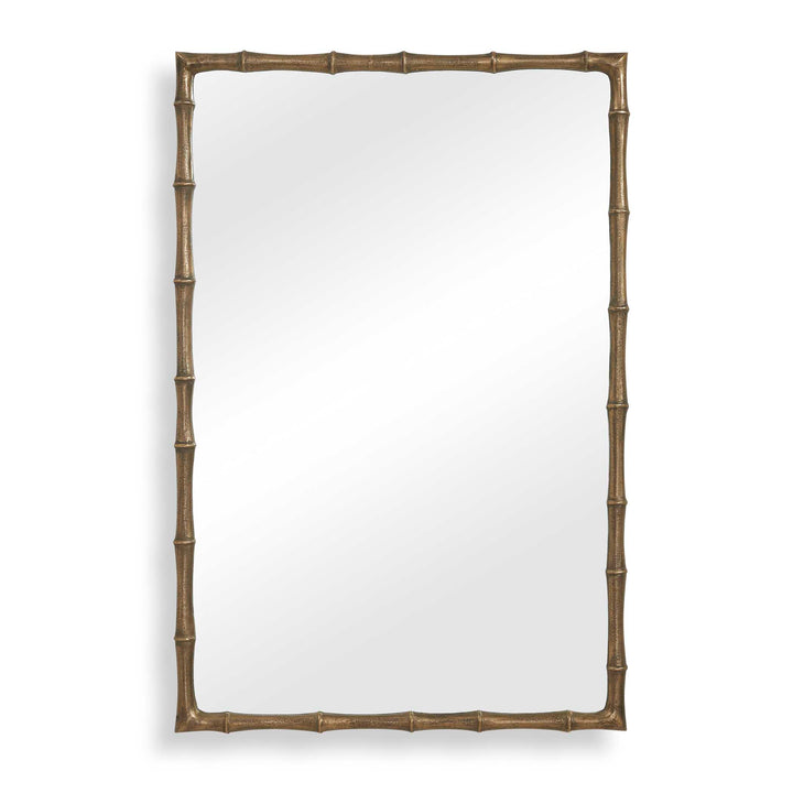 Brass Bamboo Rectangle Mirror