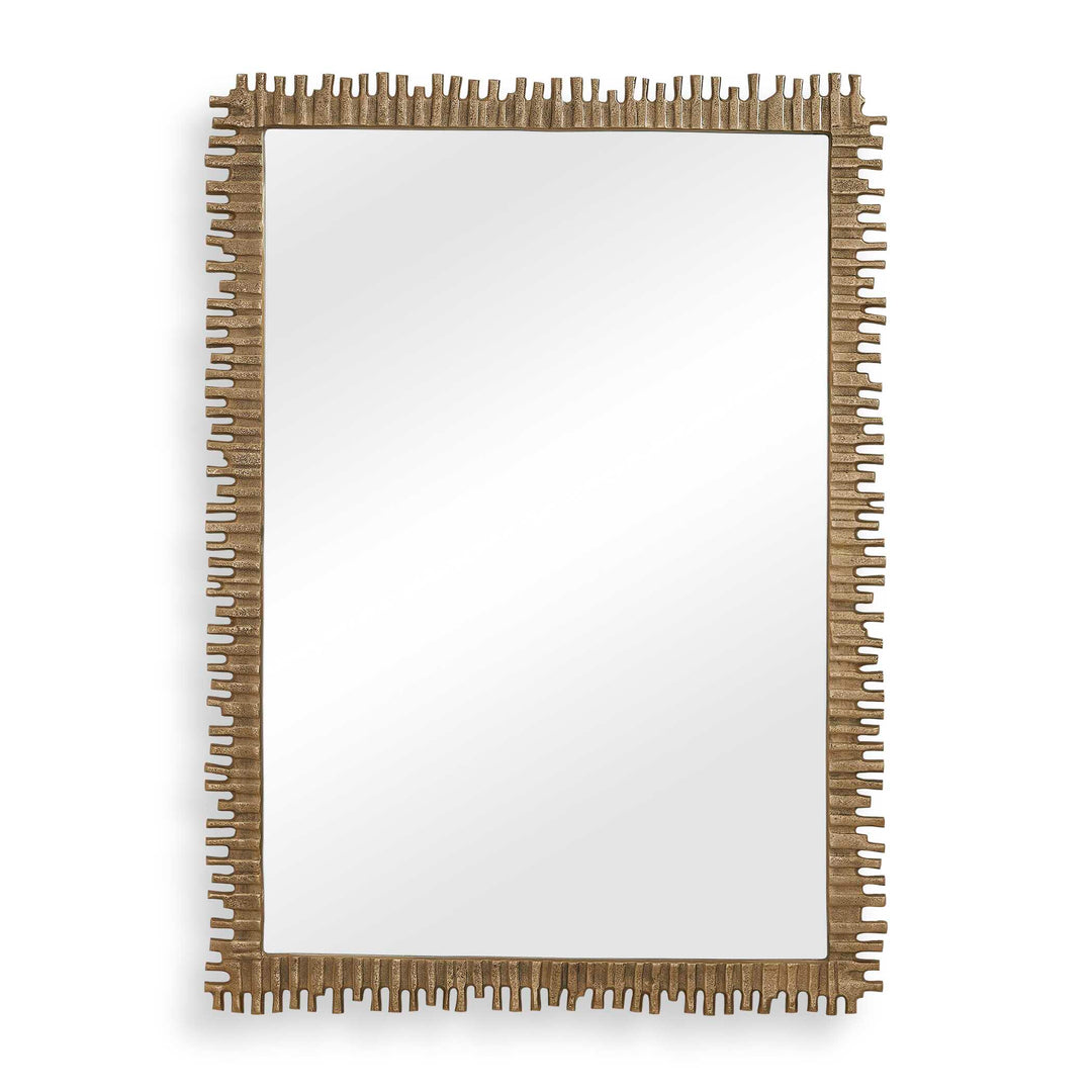 Soto Antique Brass Mirror