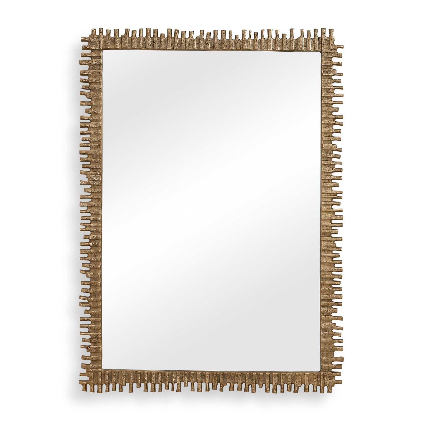 Soto Antique Brass Mirror