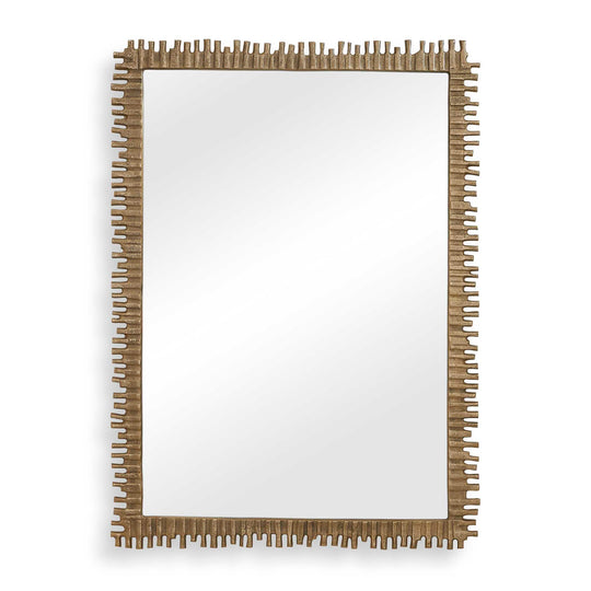 Soto Antique Brass Mirror