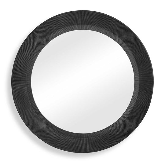 Montgomery Round Black Mirror