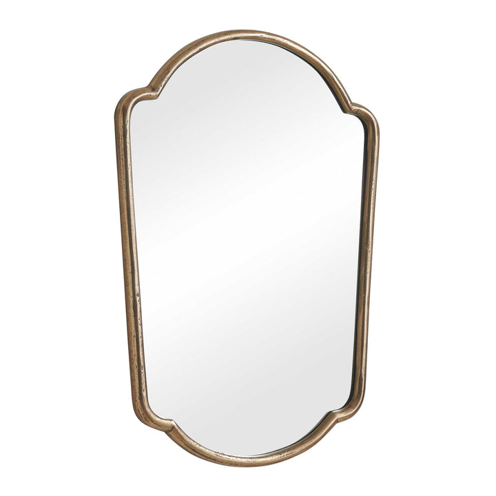Naomi Antique Brass Mirror