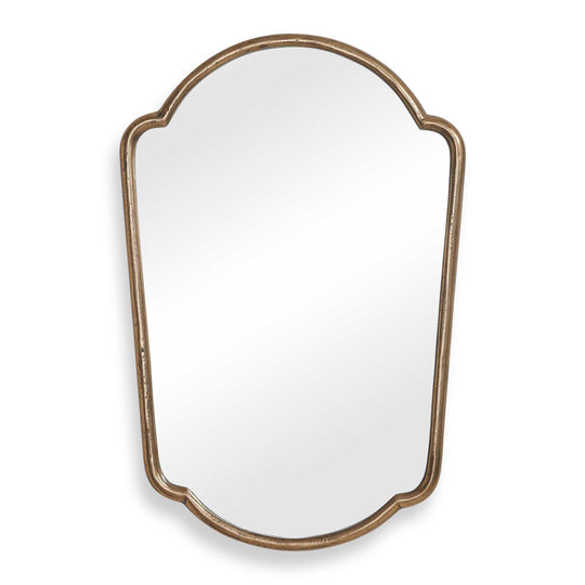 Naomi Antique Brass Mirror