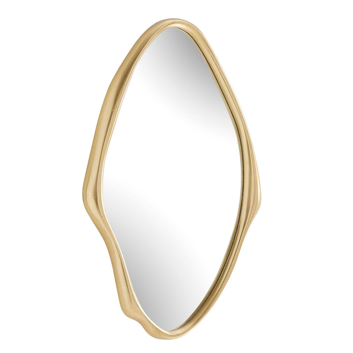 Aster Abstract Gold Mirror